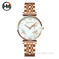 Pearl Shell Dragonfly Ladies Luxury Diamonds Scallop Relojes